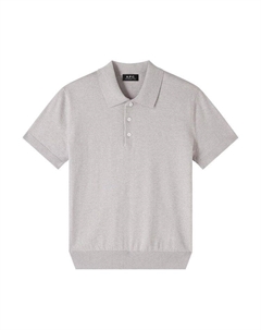 Поло Gregory Polo Shirt, Heathered Light Grey A.p.c.
