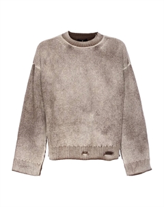 Свободный (или поношенный) свитер, коричневый Represent