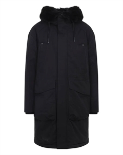 Парка с меховой отделкой, черный Moose knuckles