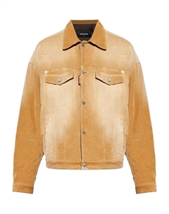 Вельветовая куртка-рубашка, коричневый Dsquared2