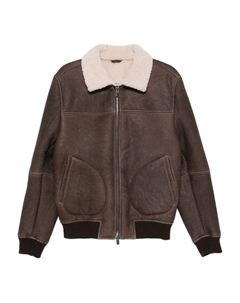 Куртка Baita с воротником из овчины, коричневый Eraldo