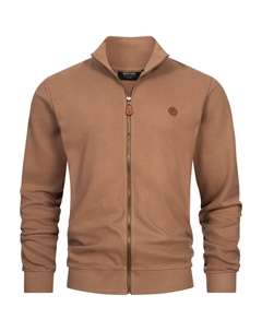 Худи с капюшоном на молнии Guadalupe, Brown Indicode jeans