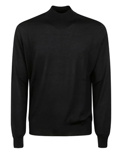 Шерстяной свитер с воротником-гольф, синий Alpha industries