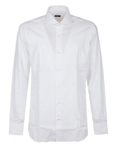Рубашка с длинными рукавами на пуговицах, белый Barba
