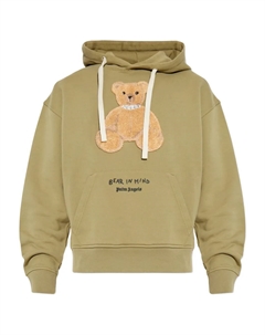 Худи с аппликацией в виде Тедди, зеленый Palm angels
