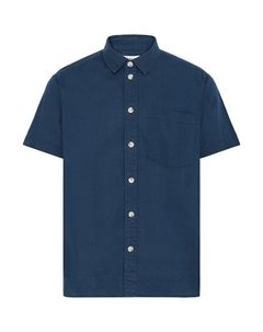 Рубашка на пуговицах классического кроя SDPalle, Navy Solid