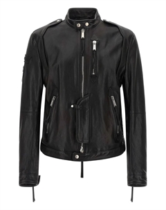 Кожаная куртка X Ducati, черный Dsquared2