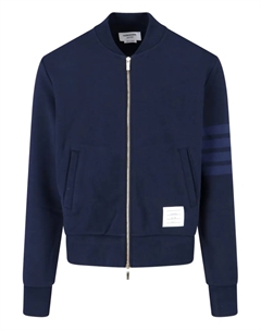 Бомбер с полосками, синий Thom browne