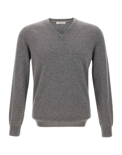 Свитер с V-образным вырезом, серый Kangra