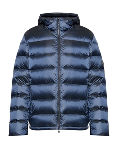 Стеганая куртка с капюшоном, синий Bogner