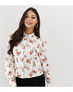 Рубашка на пуговицах с цветочным принтом Fashion union petite