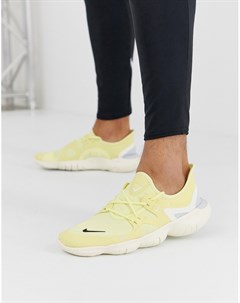 Желтые кроссовки Free Run 5 0 Nike running