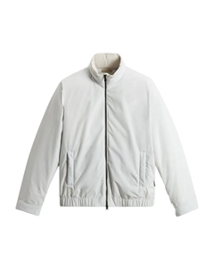 Стеганый бомбер на молнии, синий Woolrich