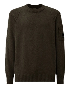 Свитер с круглым вырезом, зеленый C.p. company