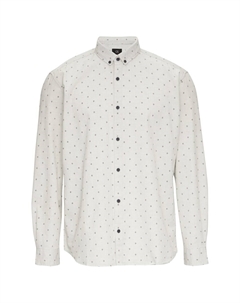Рубашка на пуговицах классического кроя, Cream Qs