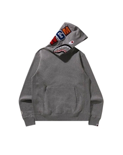 Худи Shark Pullover Hoodie, Grey Bape