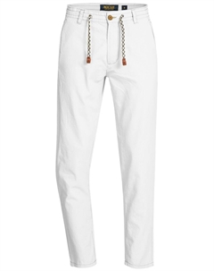 Повседневные брюки-чинос Veneto, White Indicode jeans