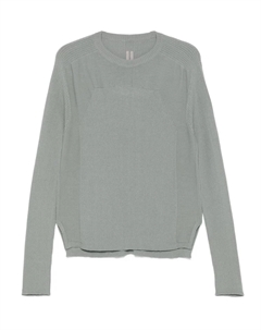 Свитер с отделкой в рубчик, зеленый Rick owens