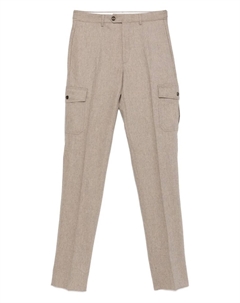 Брюки с накладными карманами, нейтральный Incotex