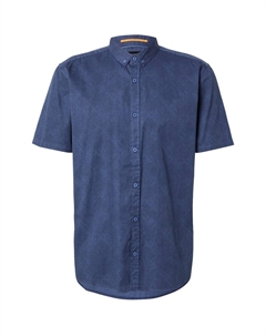 Рубашка на пуговицах классического кроя, Blue/Navy Qs