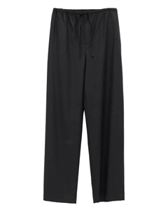 Брюки на кулиске, черный The row