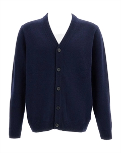 Кардиган с V-образным вырезом, синий Paul smith