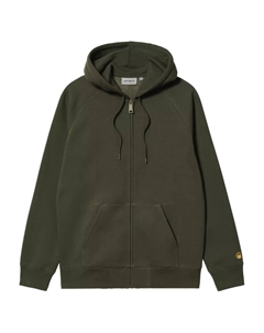 Худи на молнии, зеленый Carhartt wip