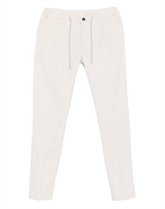 Брюки из вельвета на завязках, белый Eleventy