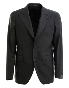 Однобортный пиджак на пуговицах, черный Tagliatore