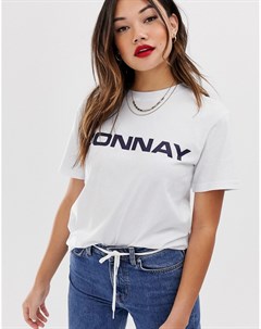 Oversize футболка с драпировкой Donnay
