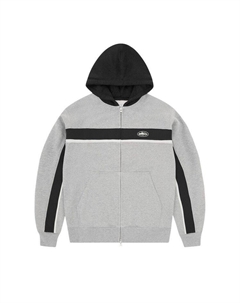 Худи Ribbed Sporteiz Zip Hoodie, Heather Grey Corteiz
