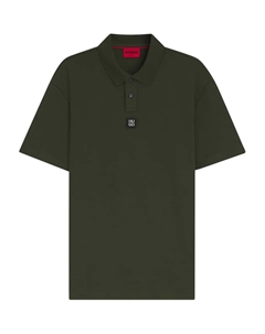 Рубашка поло с логотипом, зеленый Hugo