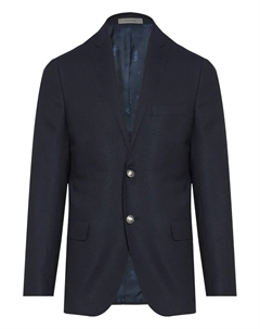 Однобортный пиджак, синий Corneliani