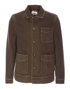 Рубашка-оверсайз с карманом на пуговице, зеленый Circolo 1900