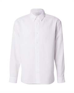 Рубашка на пуговицах классического кроя, White Calvin klein