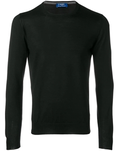 Джемпер с длинными рукавами, черный Barba