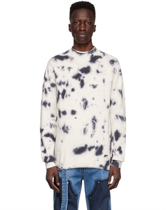 Черный шерстяной свитер We11done