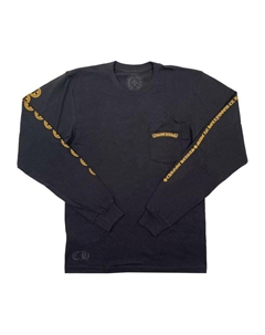 Лонгслив Cross Long-Sleeve, Black/Yellow Chrome hearts