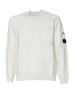 Свитер с накладным карманом, белый C.p. company