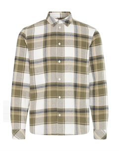 Рубашка на пуговицах Comfort fit CHRIS, Olive Solid