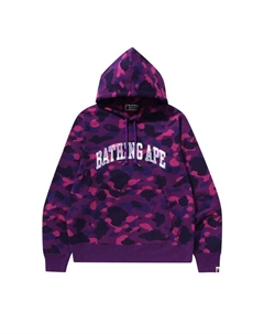 Худи Color Camo Pullover Hoodie, Purple Bape