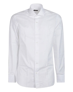 Рубашка с манжетами на пуговицах, белый Barba