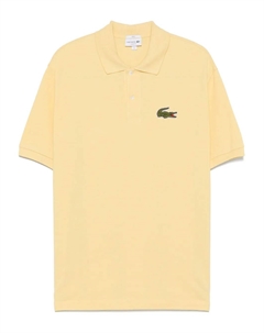 Рубашка поло с нашивкой-логотипом, желтый Lacoste