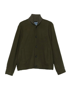 Кардиган на пуговицах с шалевым воротником, зеленый Paul smith