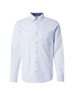 Рубашка на пуговицах классического кроя, Pastel blue Tom tailor