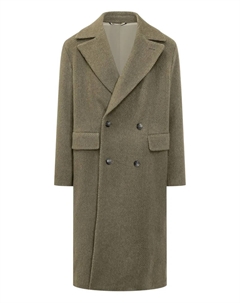 Двубортное пальто, коричневый Boss