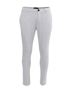 Узкие брюки-чинос Frederic, Light grey Solid
