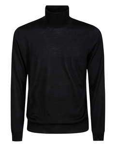 Шерстяной свитер с высоким воротником, синий Alpha industries