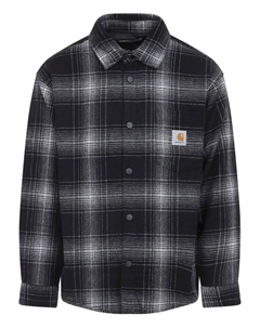 Рубашка из шерсти в клетку, черный Carhartt wip