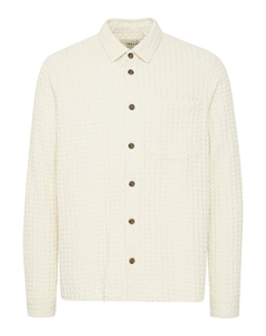 Рубашка на пуговицах классического кроя NELIX, White Solid